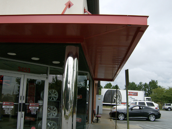 Extruded Fascia Entrance Canopies